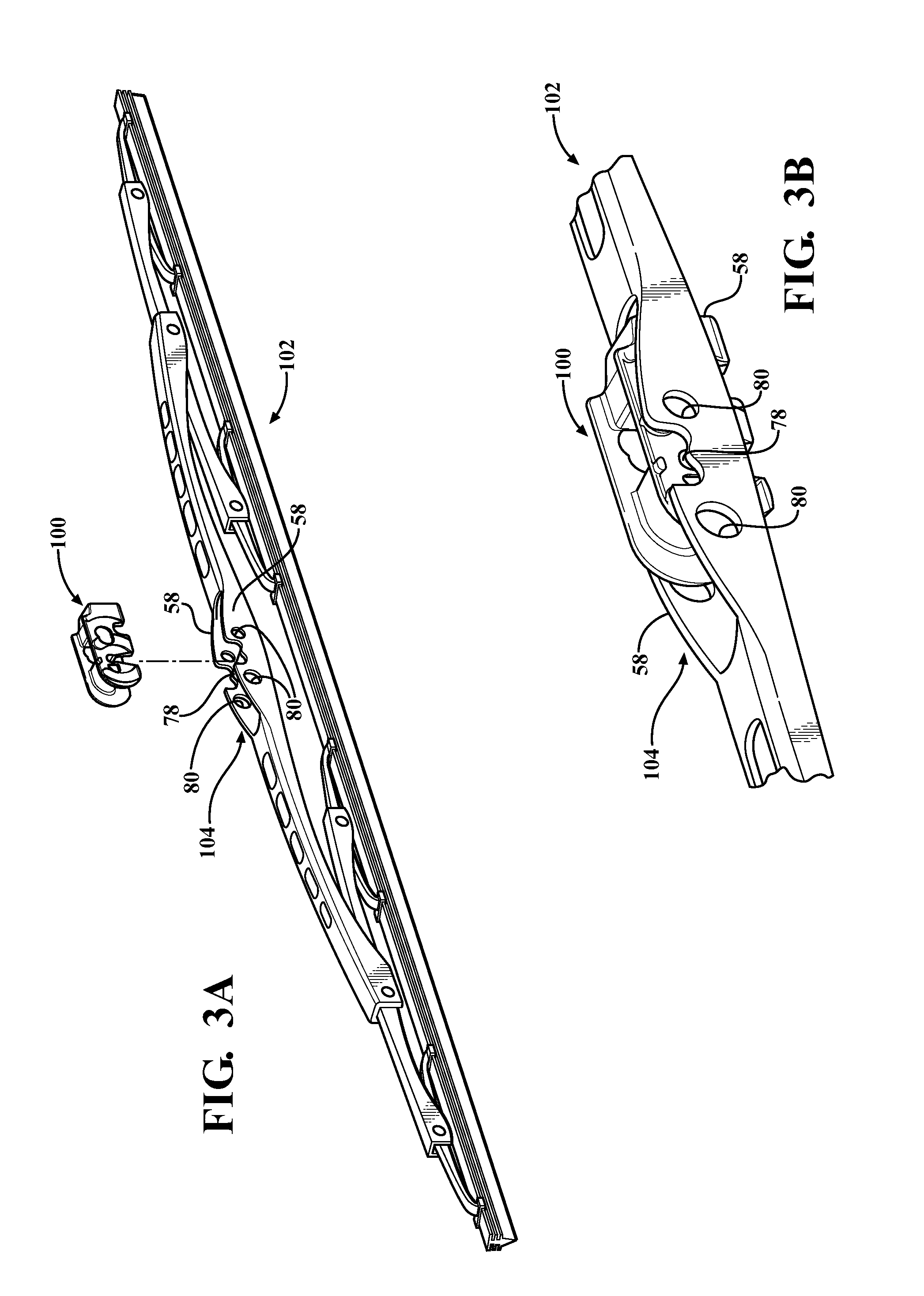 Multifunction wiper blade connector and assembly