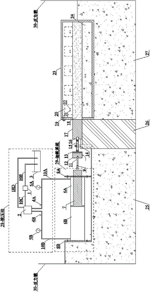 Excavation transient unloading dynam-relaxing simulation system of jointed rock under different confining pressure