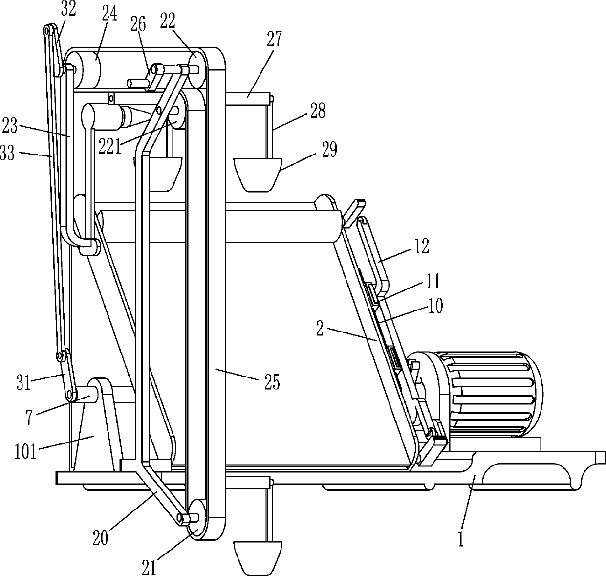 Lead plate manufacturing device used in cooperation with lead melting pool