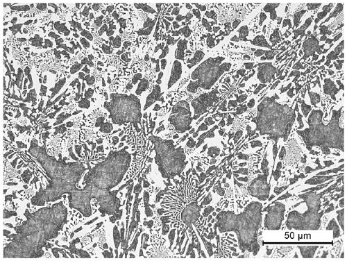 Yttrium element metamorphic high-hardness alloy and casting method thereof