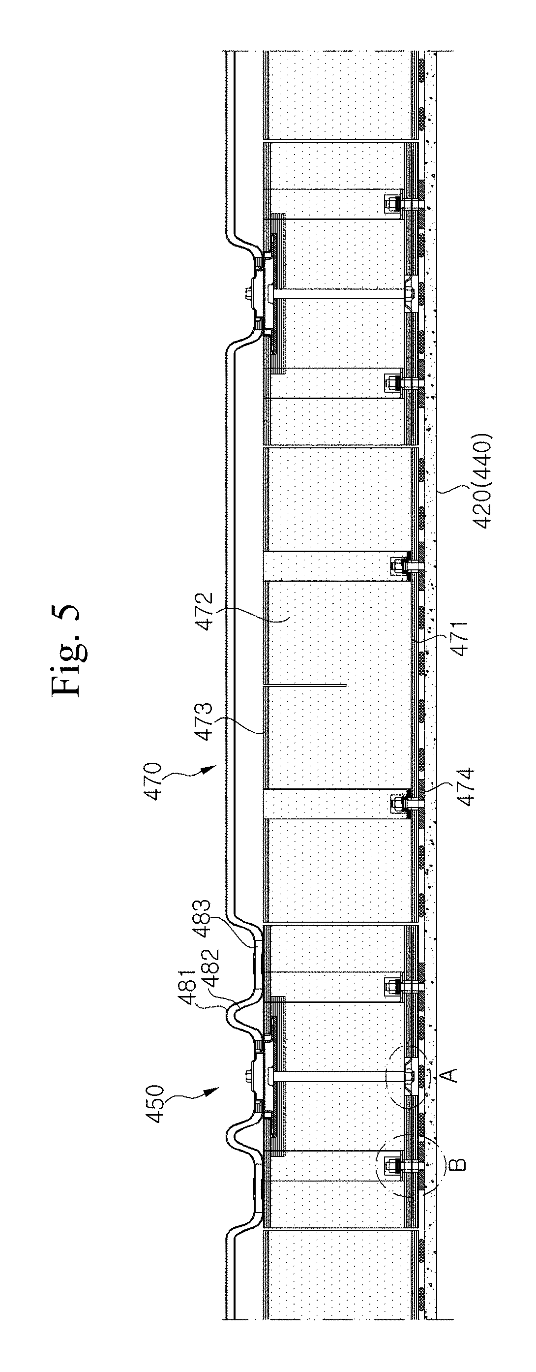 Anchor structure and LNG storage tank including the same