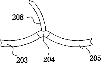 A hydrate slurry gas-sand separation system