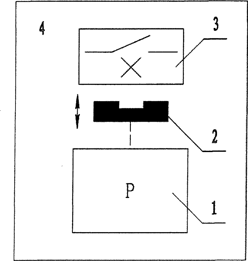 Tyre burst sensor and tyre burst monitoring method