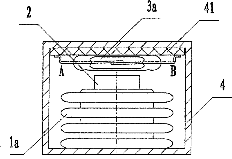 Tyre burst sensor and tyre burst monitoring method