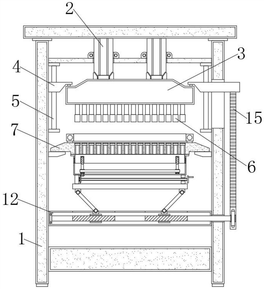 Brick making machine for producing baking-free brick from mineral tailings