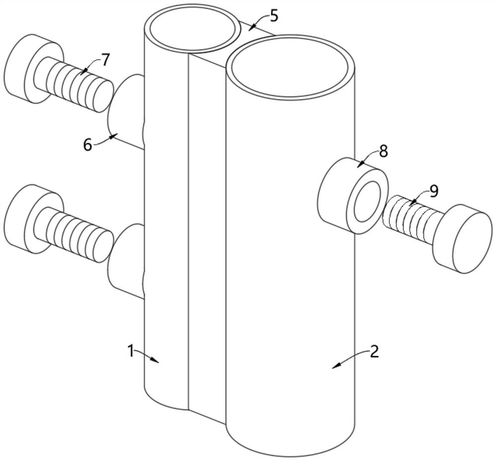 Connecting piece for stair edge protection