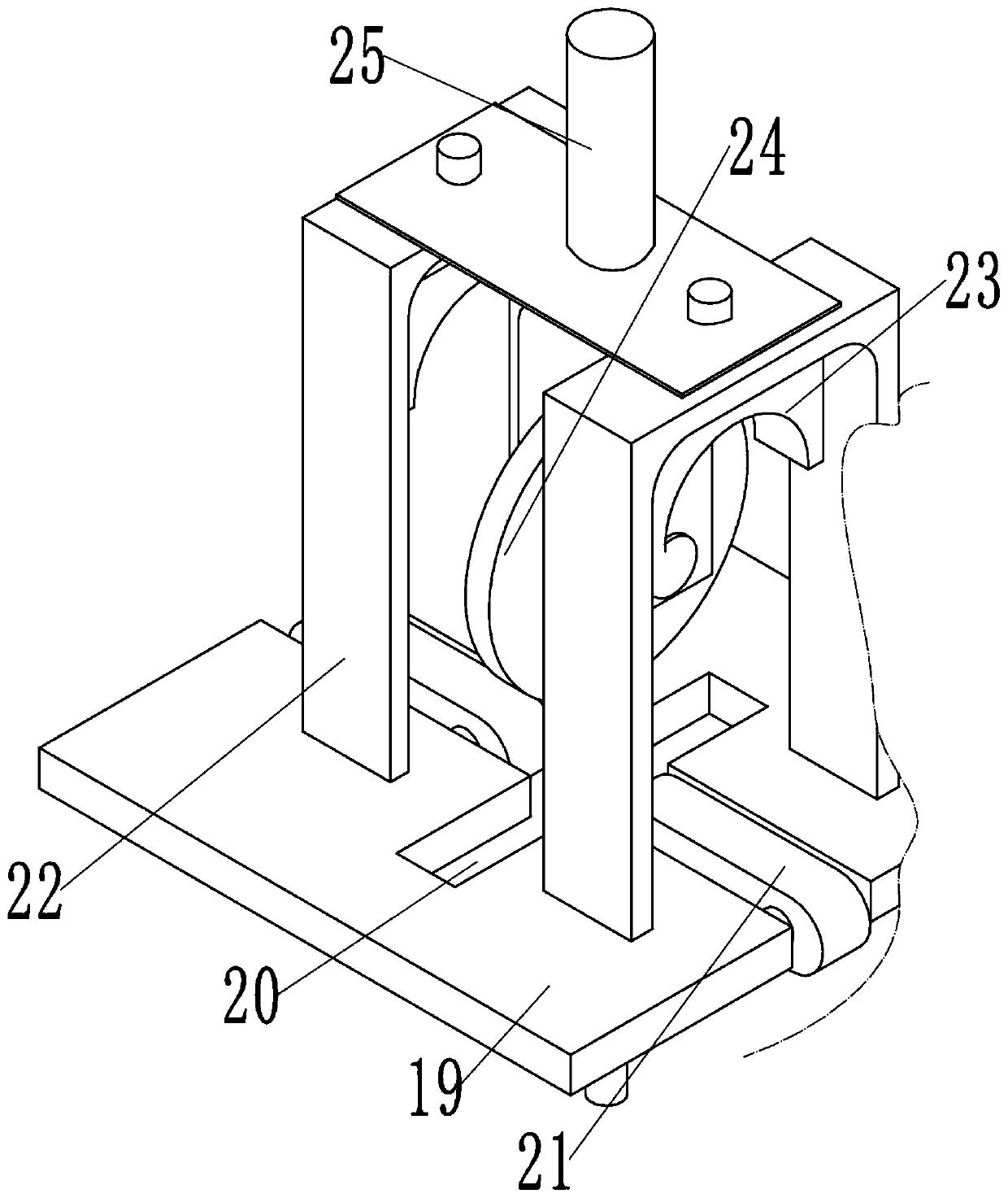 Cable insulation layer sample cutting device and method