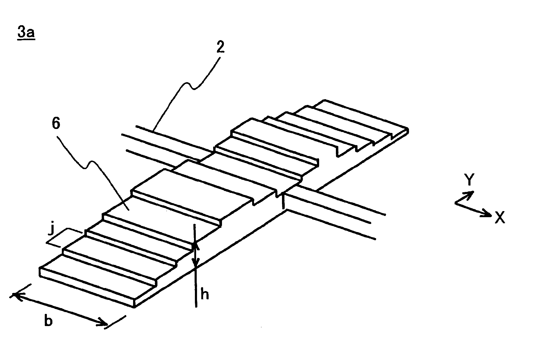 Deflector mirror with regions of different flexural rigidity