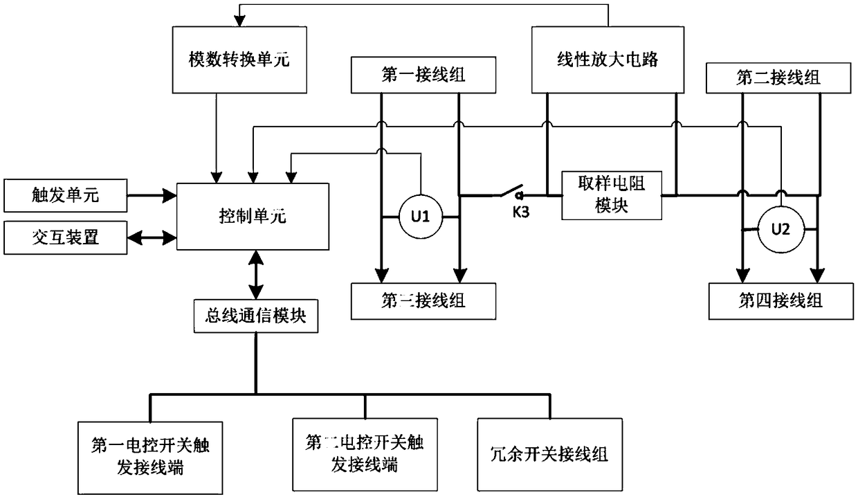 Battery monitoring device for energy storage pile