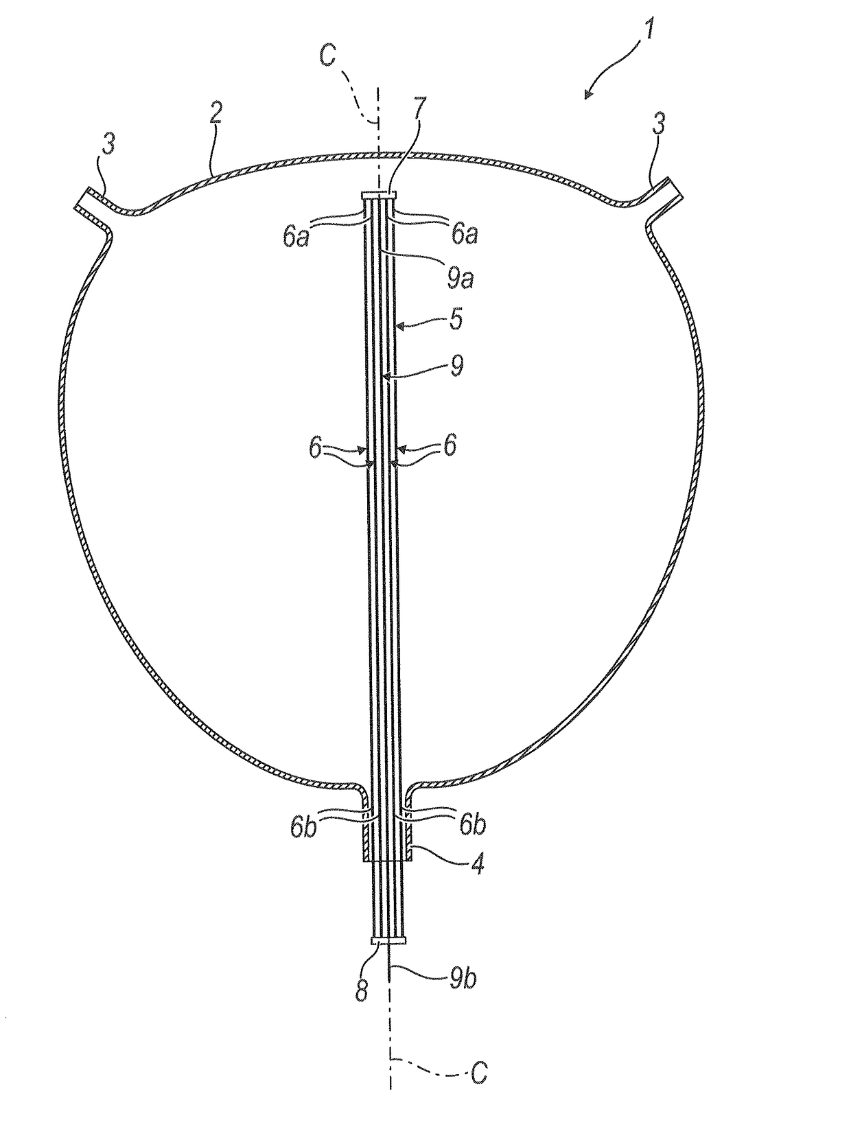 Orthotopic artificial bladder endoprosthesis