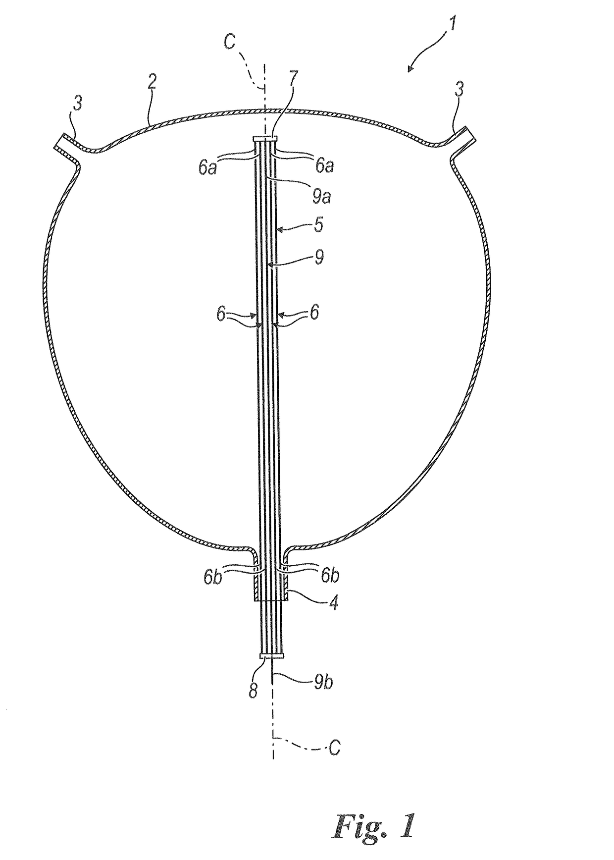 Orthotopic artificial bladder endoprosthesis