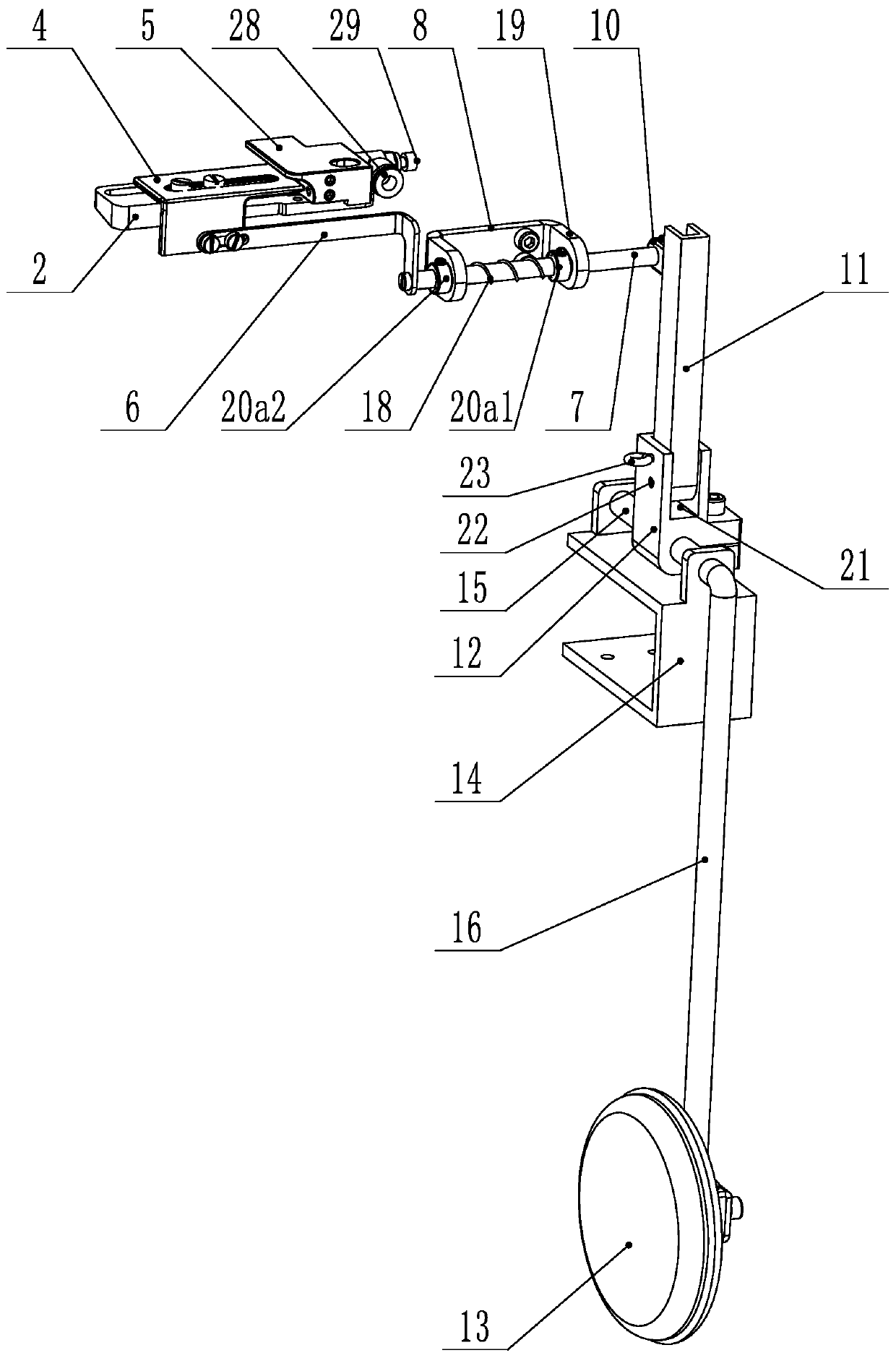 A hem folded edge anti-roll structure