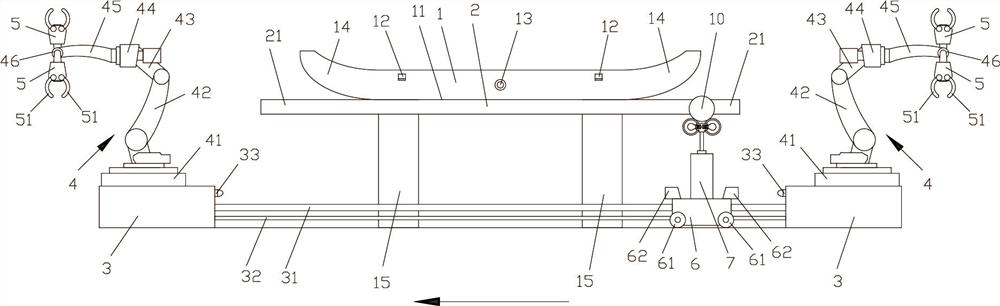 Automatic production device of ceramic ferrule