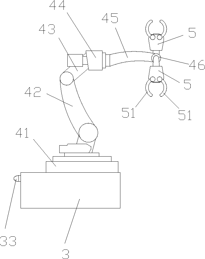 Automatic production device of ceramic ferrule