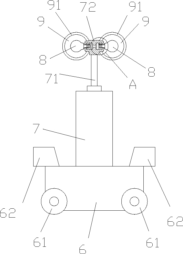 Automatic production device of ceramic ferrule