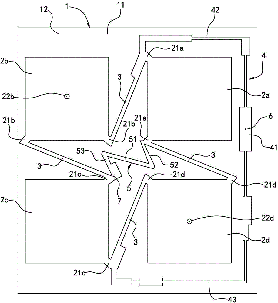 Dual-polarized array antenna gain method and structure thereof