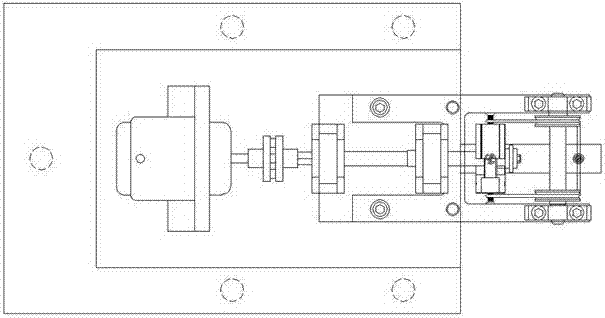 Axial and radial combined loading bearing test device