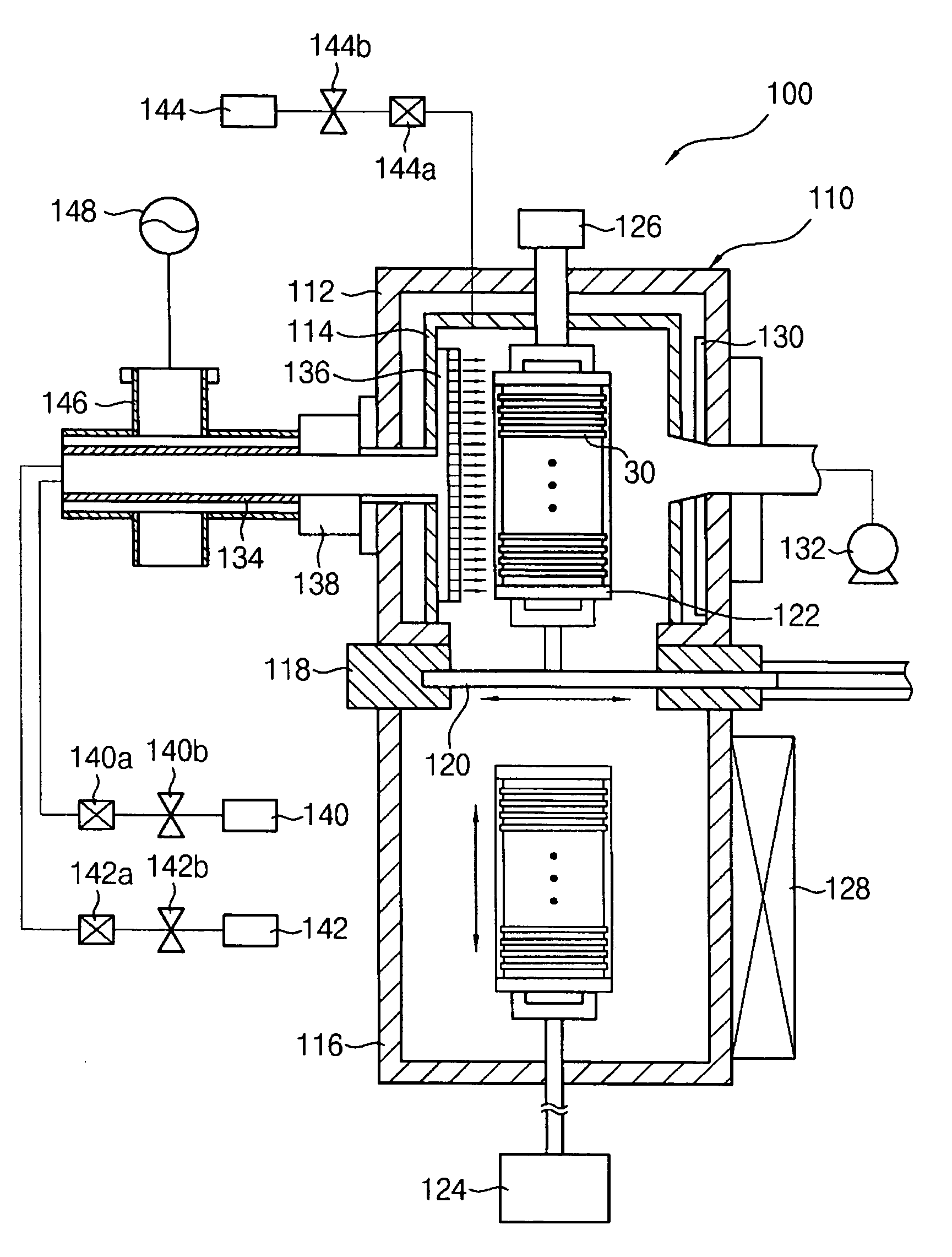 Method of cleaning an interior of a remote plasma generating tube and appartus and method for processing a substrate using the same