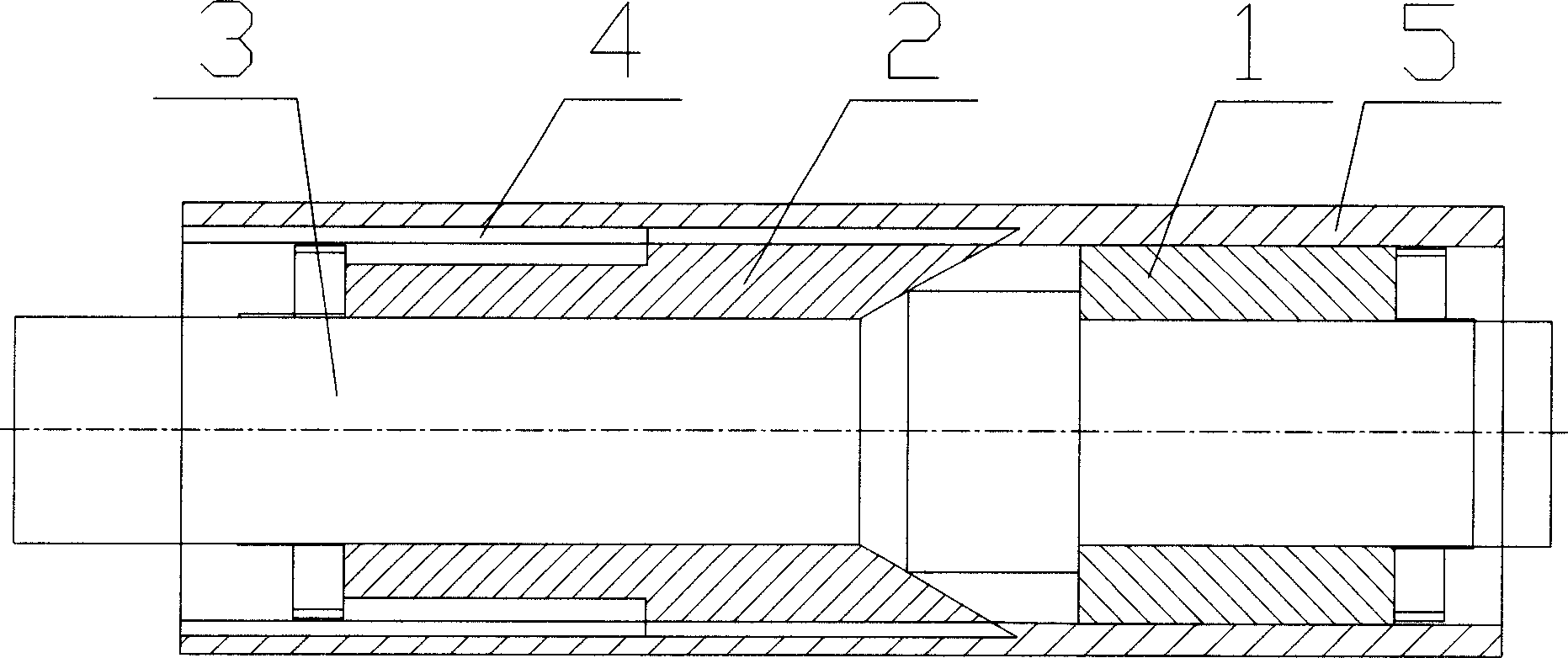 Producing device and its producing method for capillary tissue micro groove of heat pipe inner wall