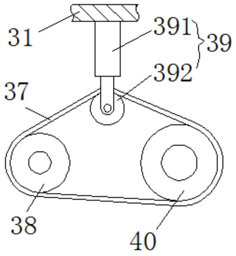 A stable and efficient mechanical container inner wall cleaning device