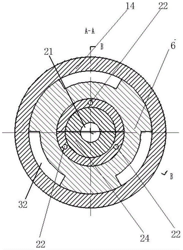 Dual-channel counter-directional joint control single-flow valve