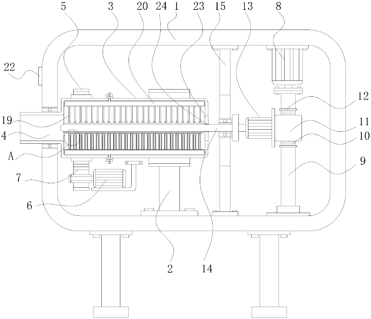 Preparation device and method of microbial strains