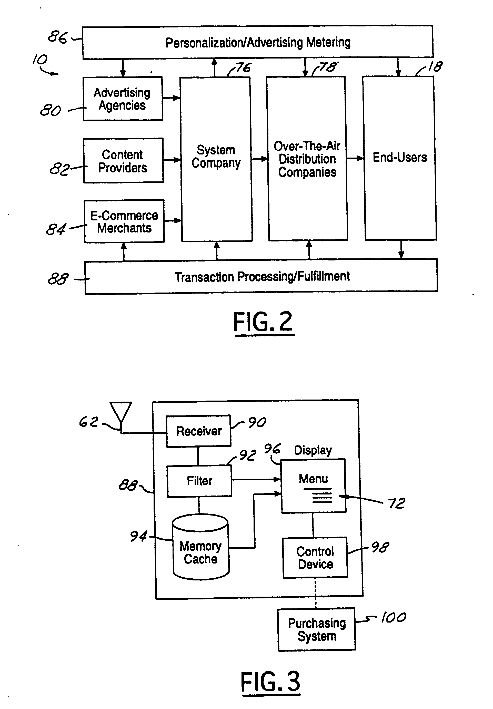 Method for delivering cable channels to handheld devices