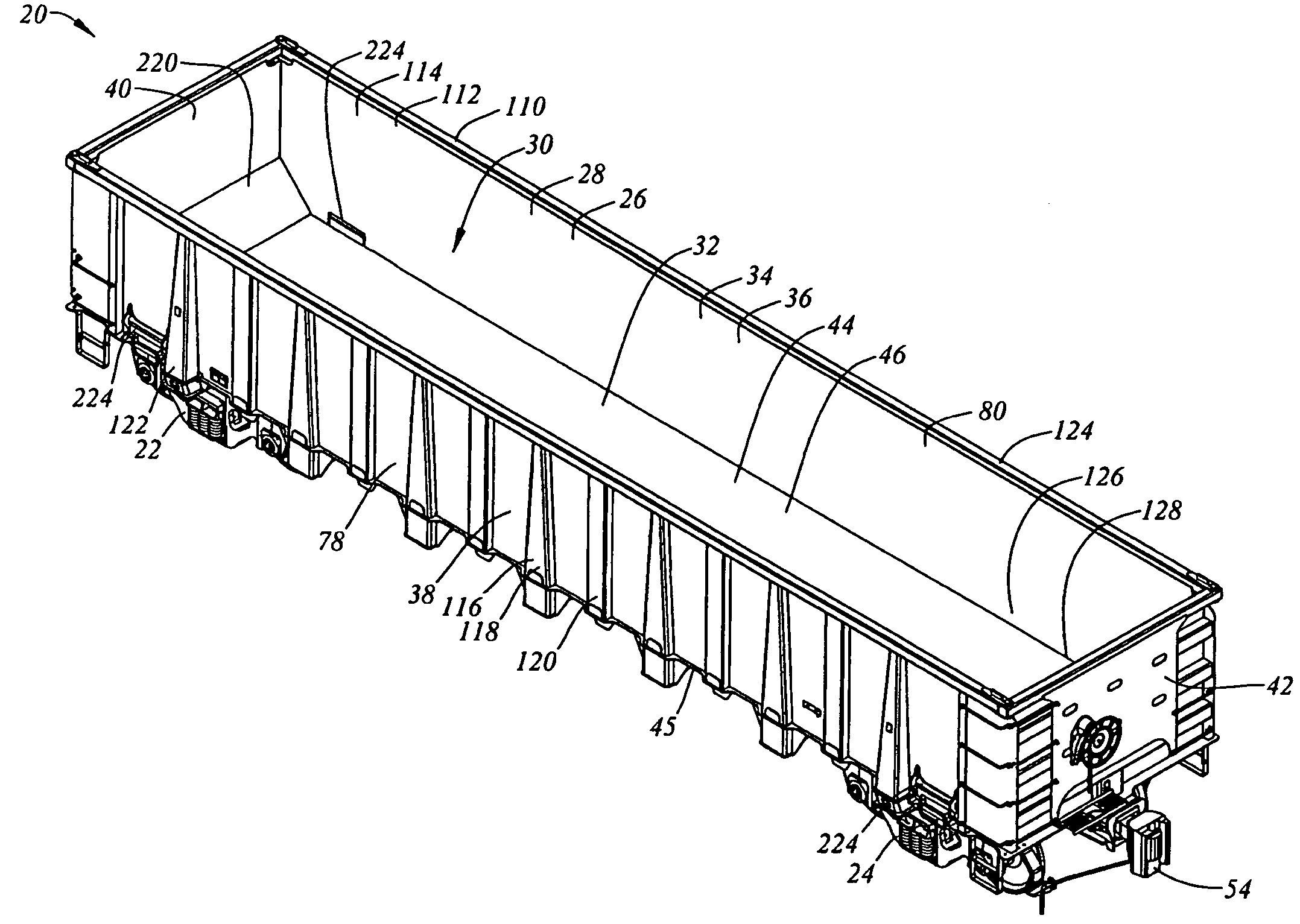 Rail road freight car