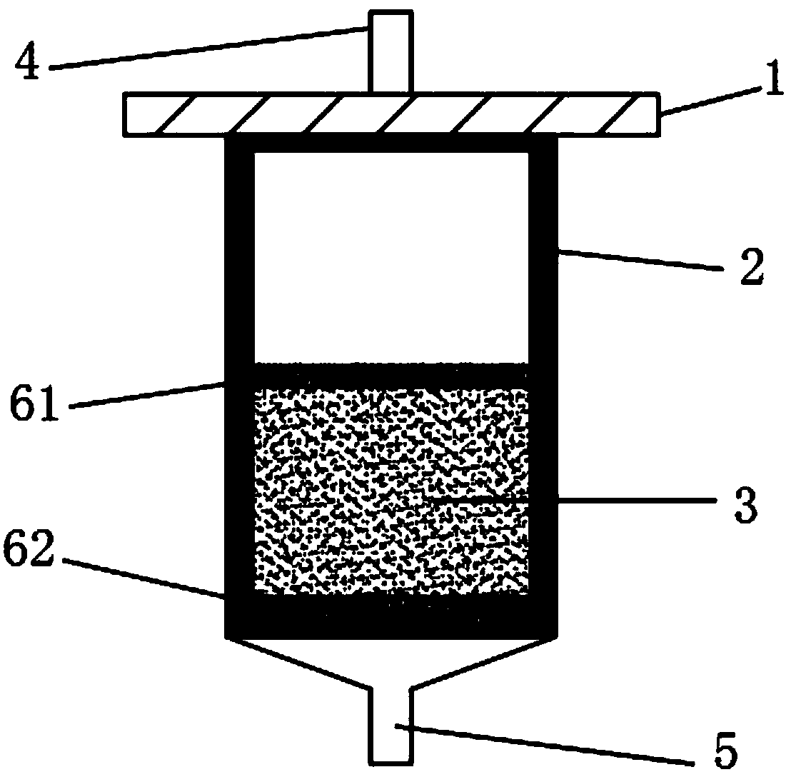 Solid-phase extraction column and solid-phase extraction column filling material production method and method for detecting aflatoxin by using solid-phase extraction column thereof