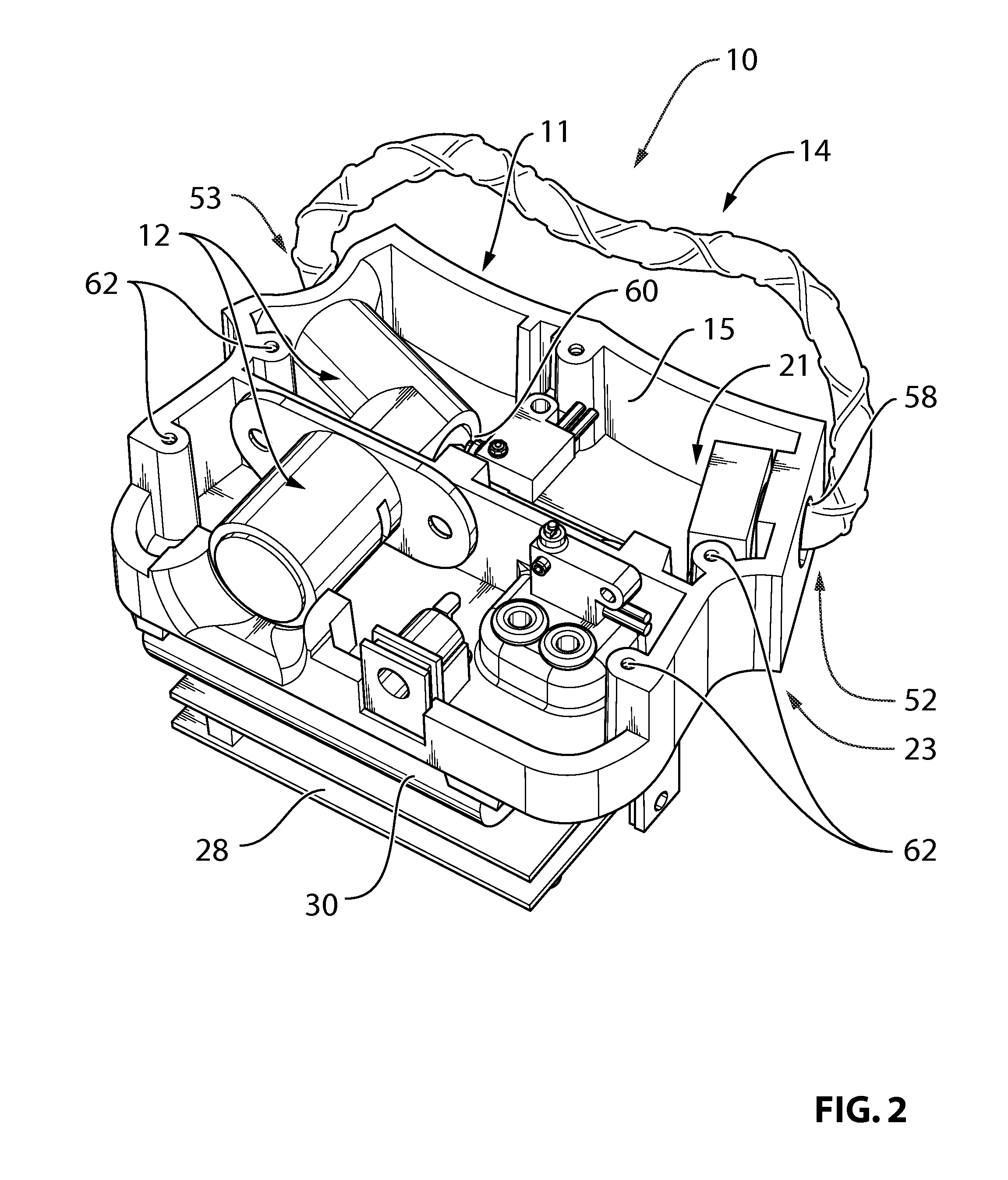 Electronic locking device for securing goods