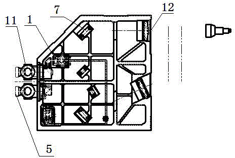 Double-auto-collimation optical system checking and regulating tube