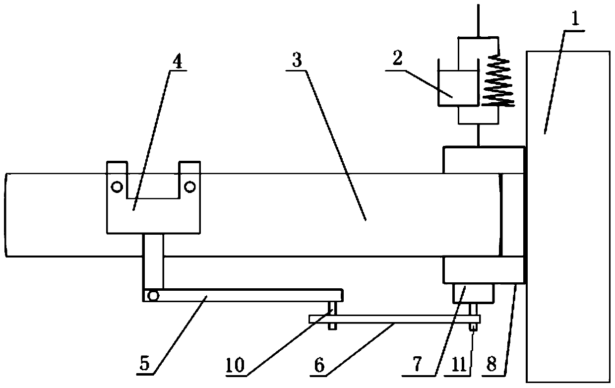 Wheel angle measuring device, multi-axle steering vehicle and wheel angle measuring method