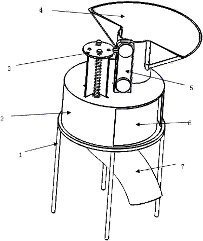 Device for cutting papaya