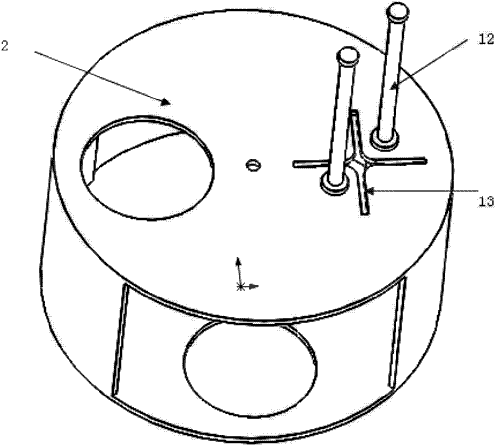 Device for cutting papaya