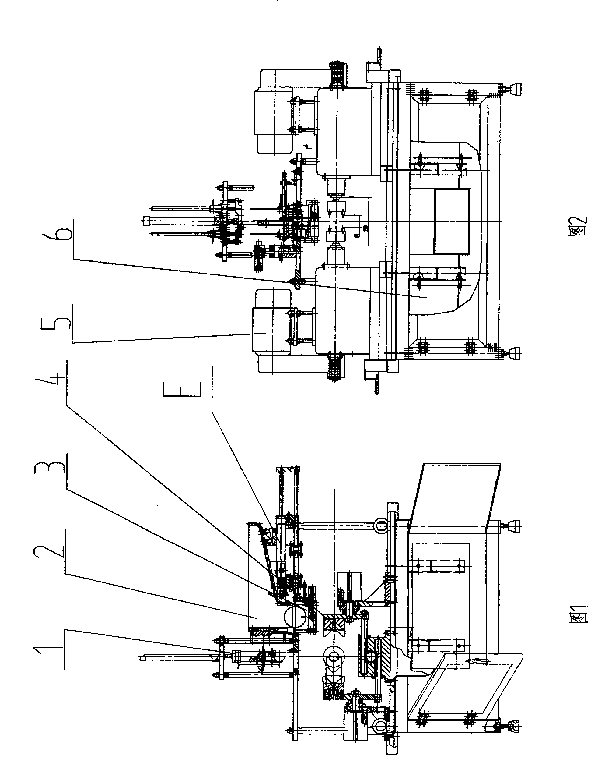 Cutting tube blank full automatic flat head chamfering machine