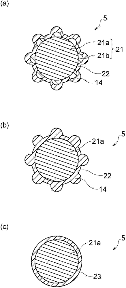 Film-shaped circuit connecting material and circuit connecting structure