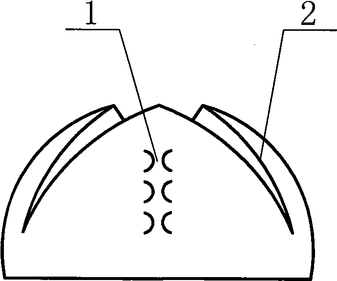 Method for making opened red date health-care steamed bread