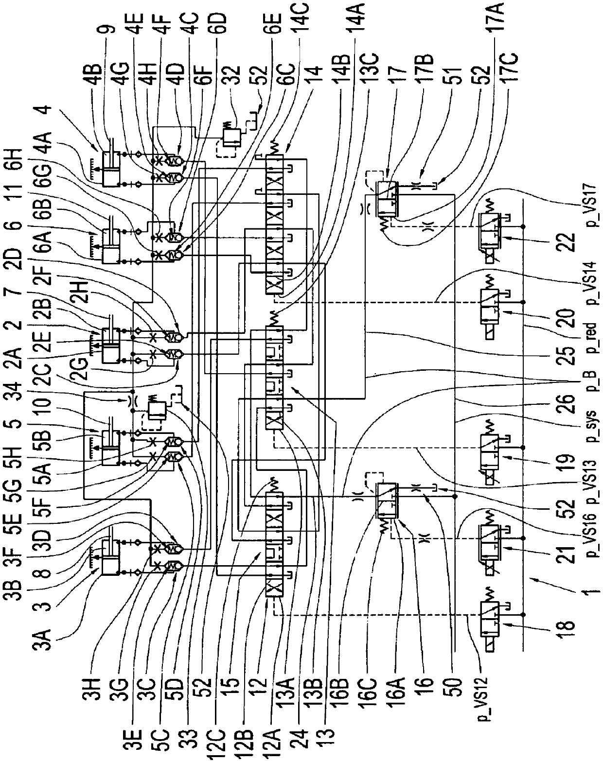 Transmission device with plurality of transmission ratios