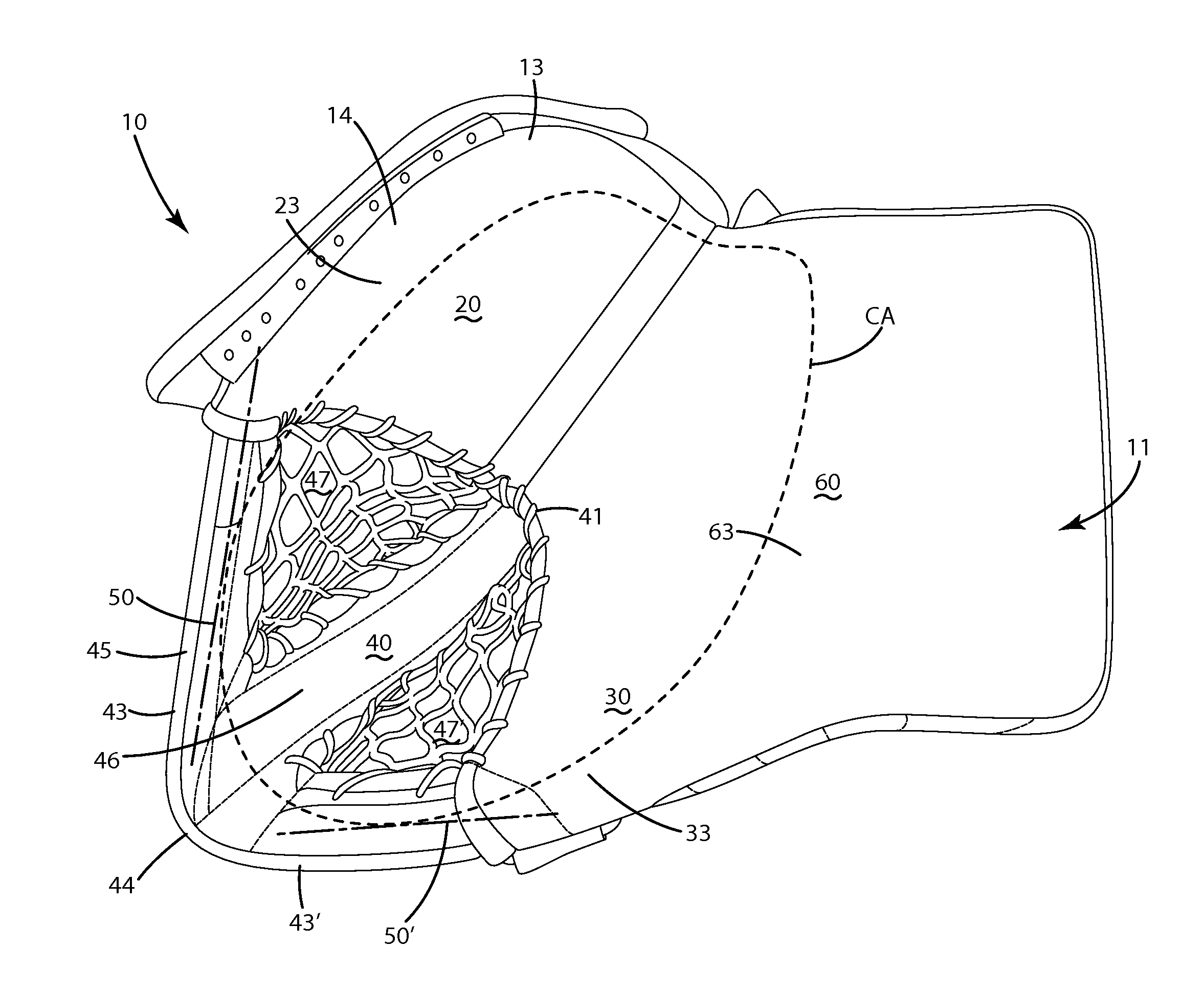 Goal tender glove