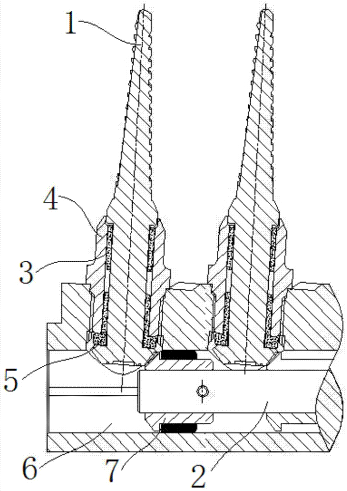 Spindle device for ensuring installing concentricity of cotton picker head