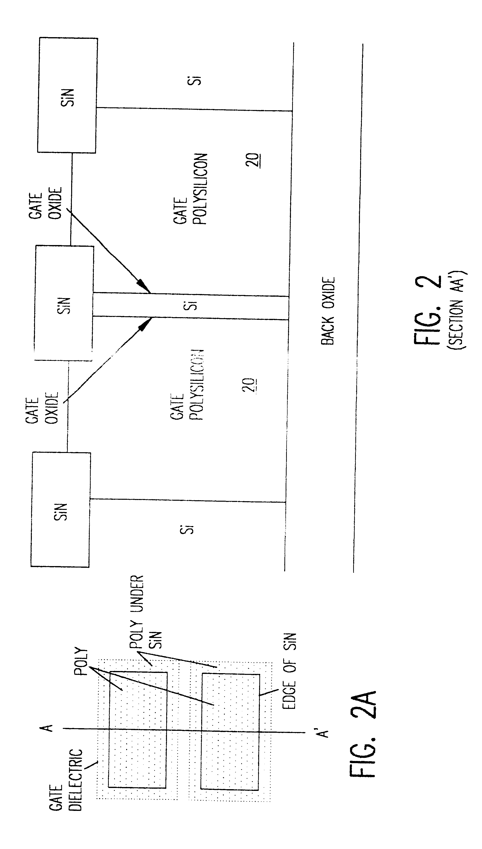 Double gate trench transistor