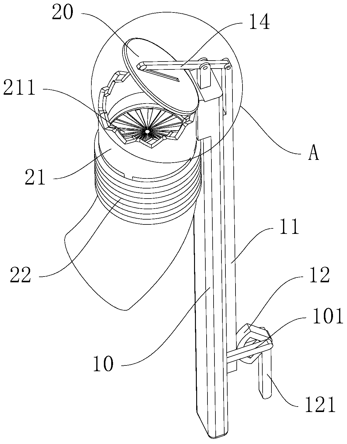 Jujube harvesting device