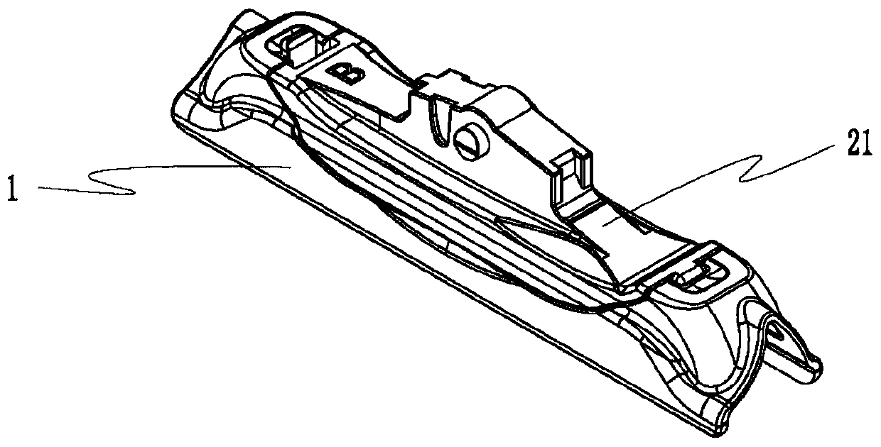 Windscreen wiper connecting device