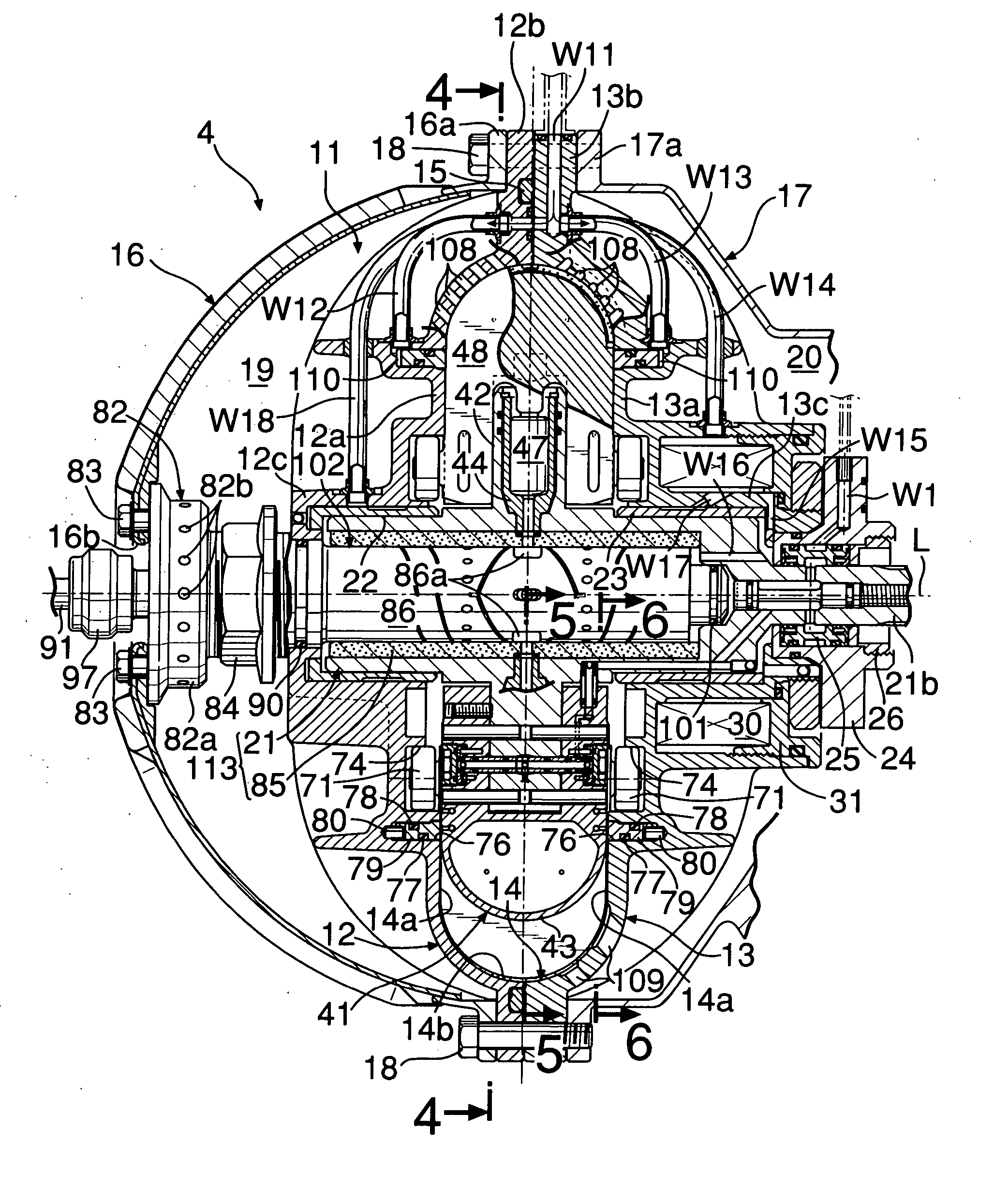 Rotary fluid machine