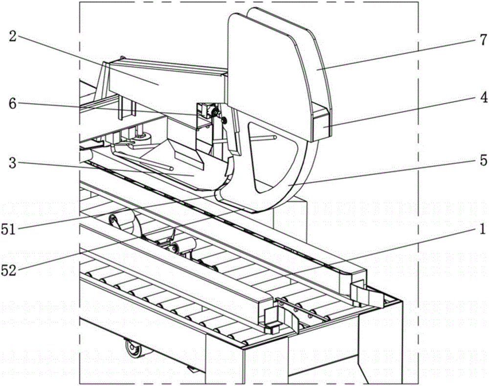 Safety carbon cover folding device