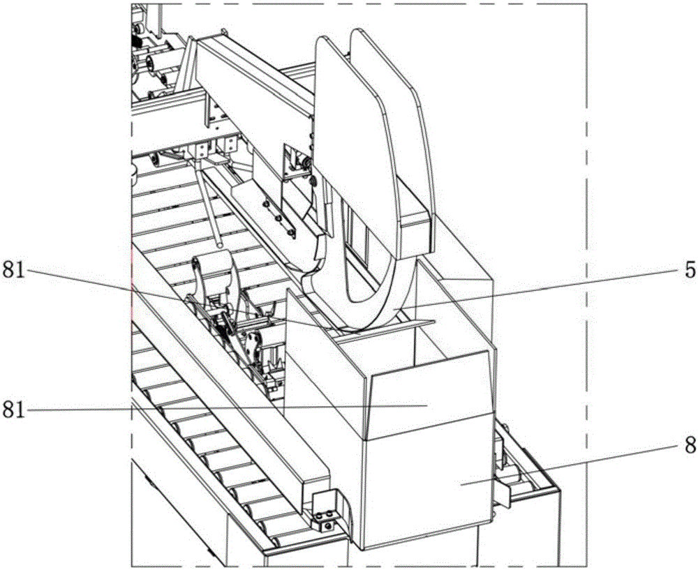 Safety carbon cover folding device