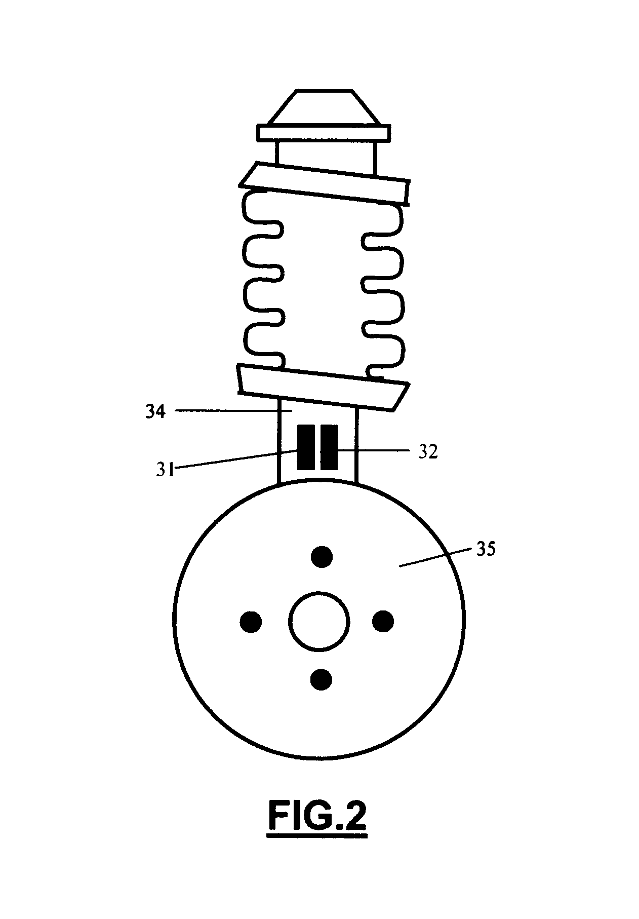 Tire parameter monitoring system with sensor location using magnetic fields
