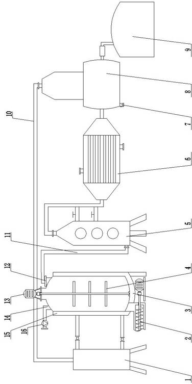 Cracking evaporation type oil sand and oil sludge treatment device