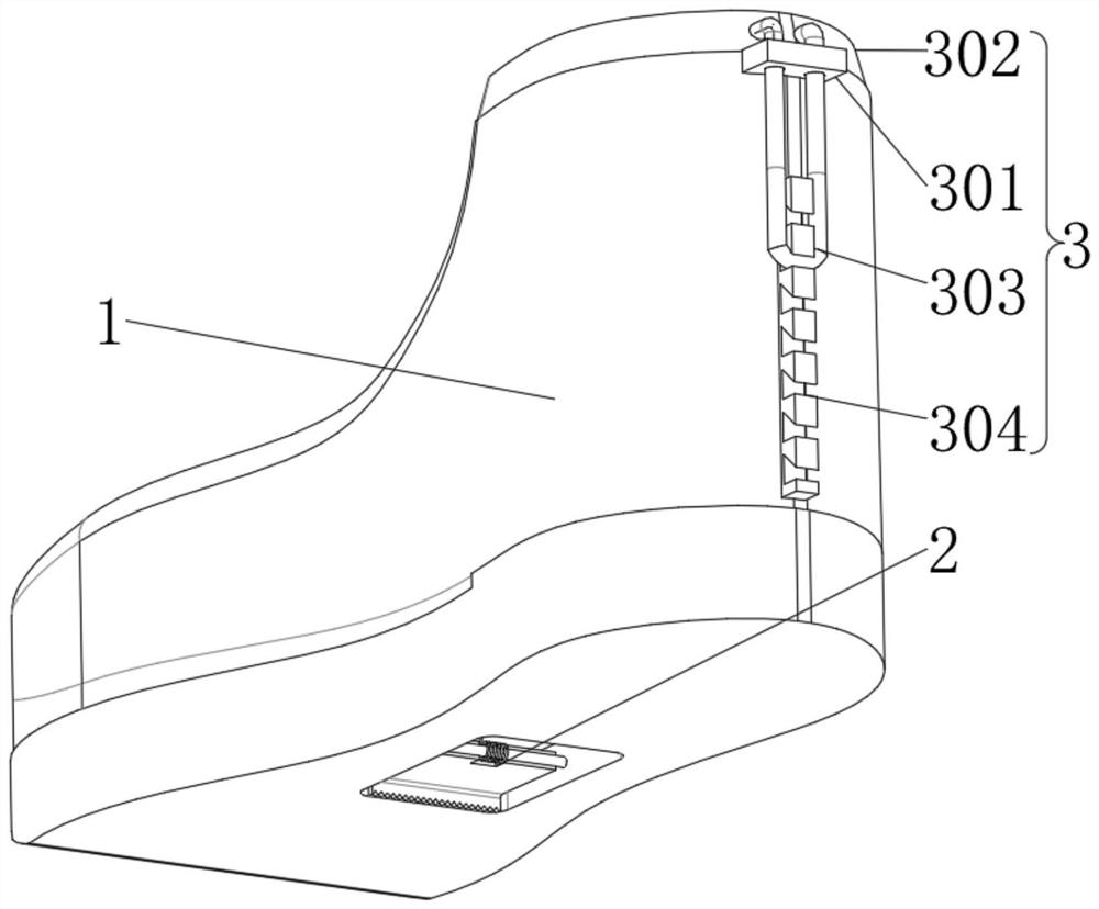 Anti-skid security shoe