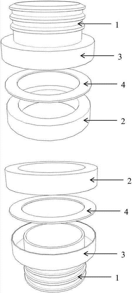 Magnetic connecting device for pipeline